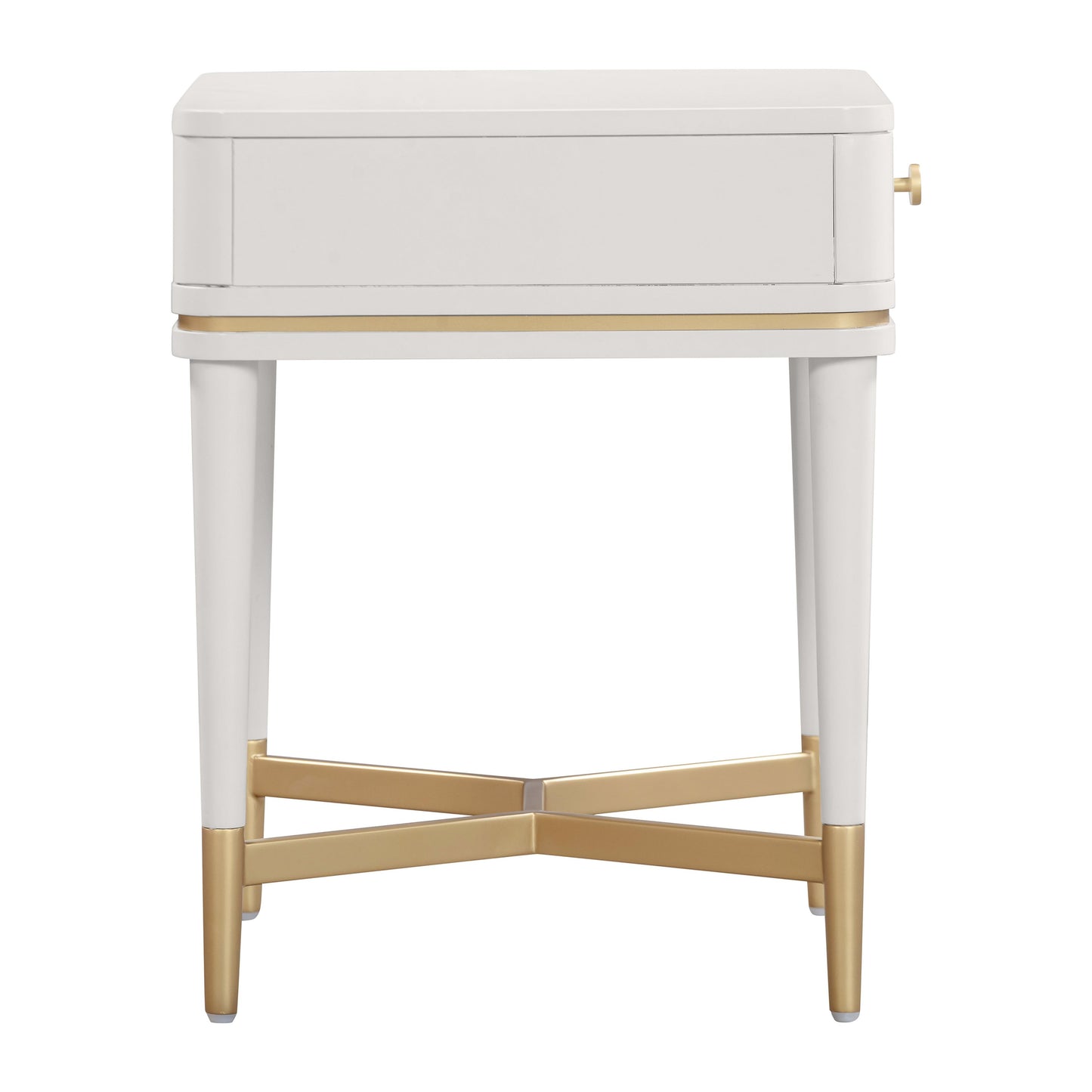 lucy cream nightstand