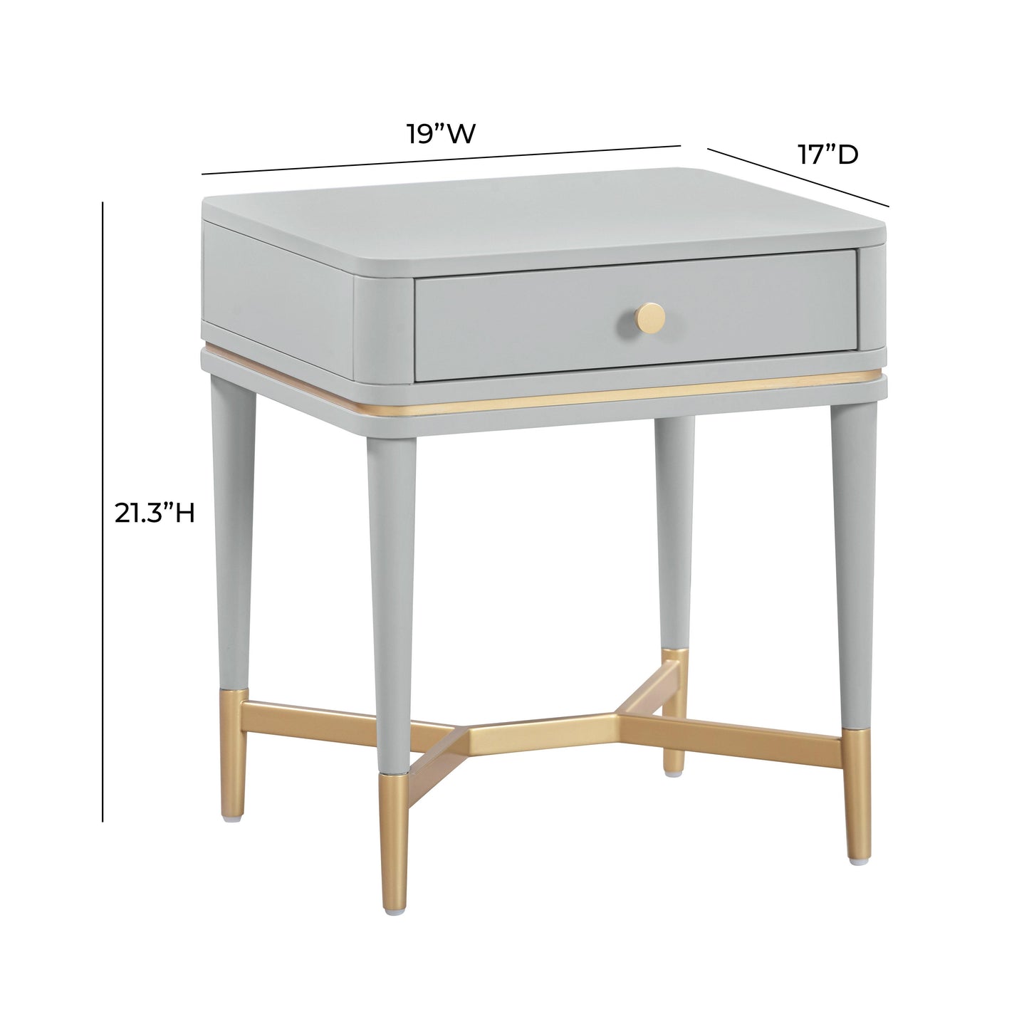 lucy grey nightstand