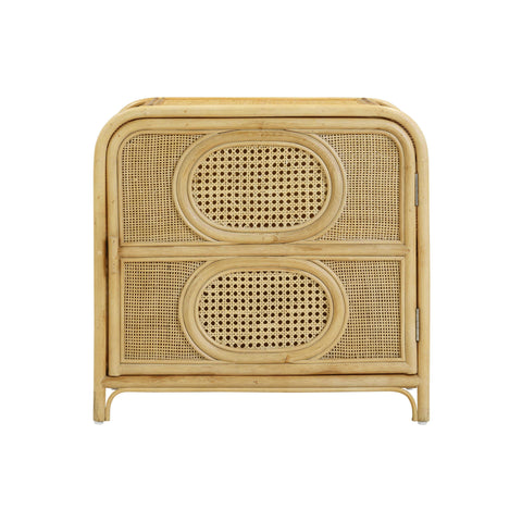 Leaf Natural Rattan Nightstand