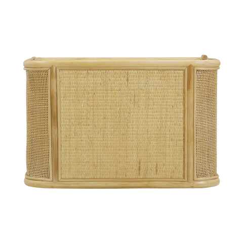 Genevieve Verona 27" Rattan Nightstand With Storage - image 4