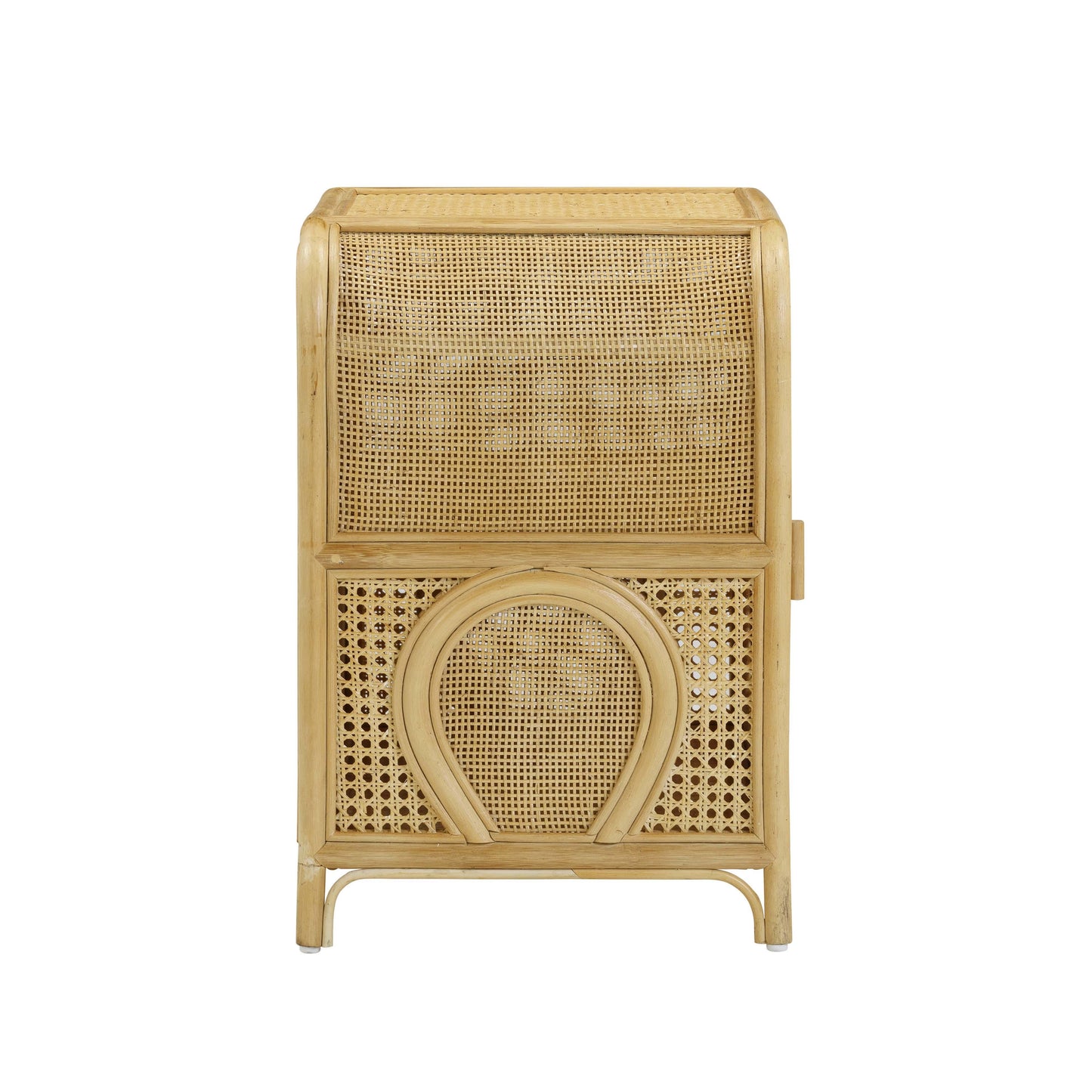 leaf natural rattan nightstand