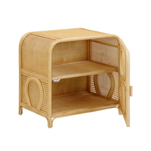 Genevieve Verona 27" Rattan Nightstand With Storage - image 6