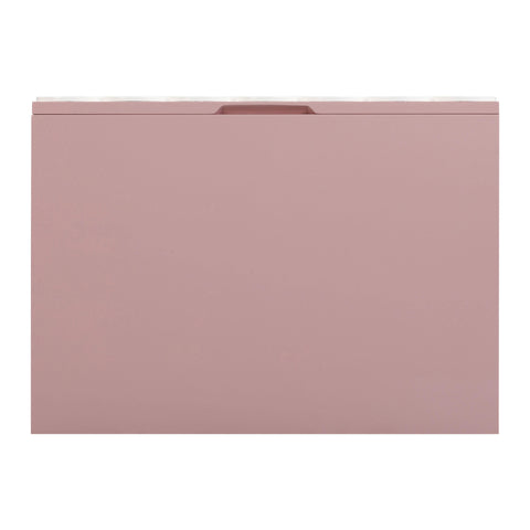 Lucille Motif Mauve Nightstand