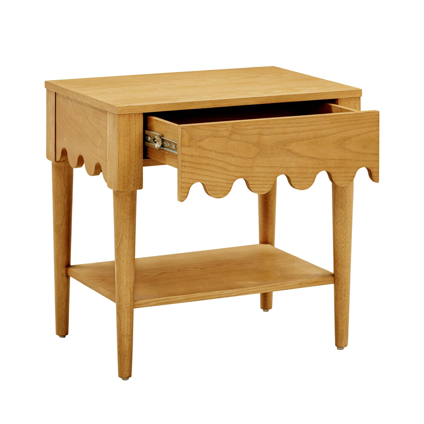 chakka natural ash nightstand