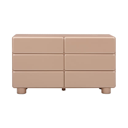 Evora Taupe 6-Drawer Dresser