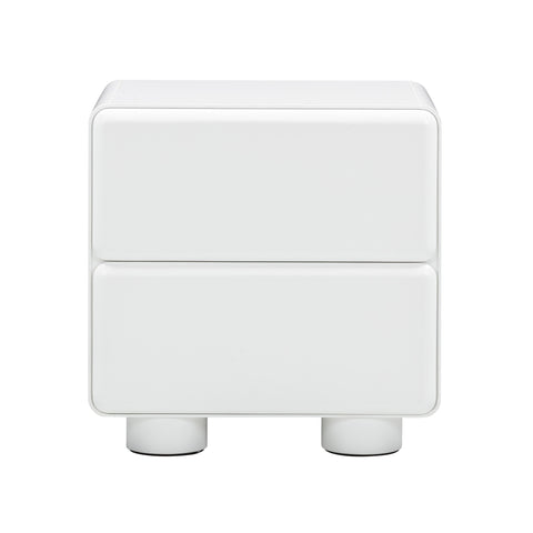Evora White Nightstand