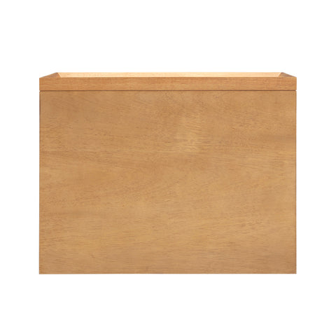 Giselle Orleans 22" Natural Wood 2-Drawer Nightstand - image 6