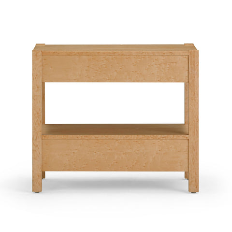 Valentina Capri 26" Burl 2-Drawer Nightstand - image 5