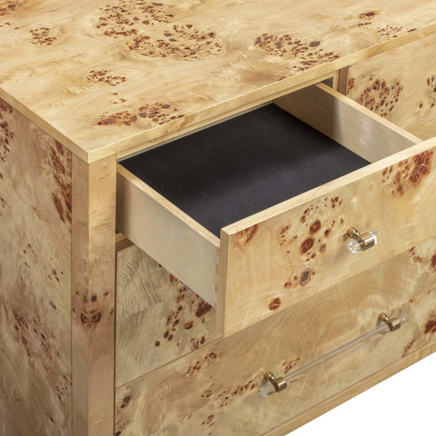 Valentina Capri 62" Burl 7-Drawer Dresser - image 7