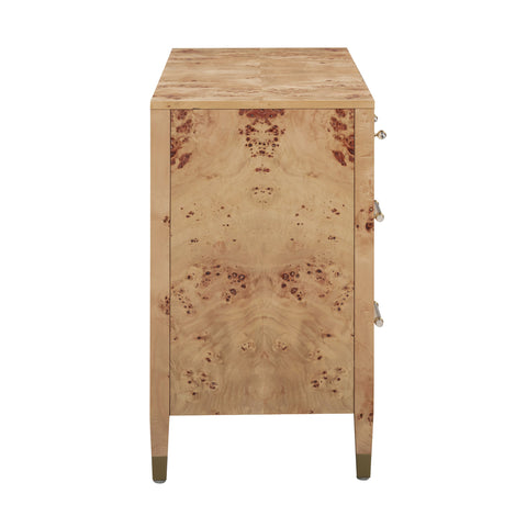 Valentina Capri 62" Burl 7-Drawer Dresser - image 5