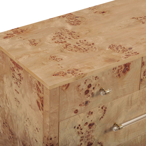 Valentina Capri 62" Burl 7-Drawer Dresser - image 8