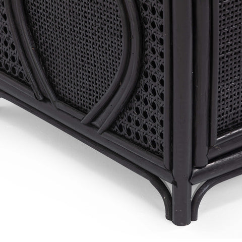 Genevieve Verona 27" Rattan Nightstand With Storage - image 5