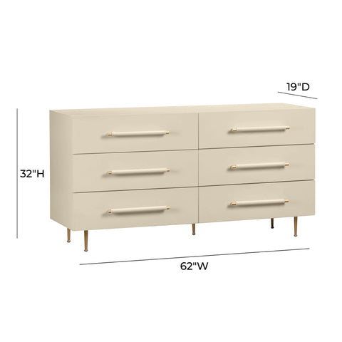 Vivienne Verona 62" 6-Drawer Dresser - image 8