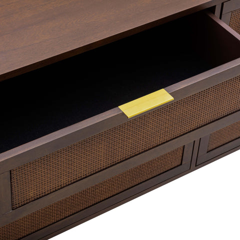 Beatrice StClair 60" Cane 6-Drawer Dresser - image 6