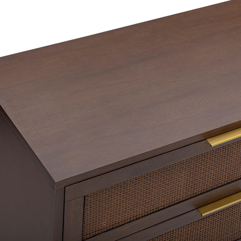 Beatrice StClair 60" Cane 6-Drawer Dresser - image 7