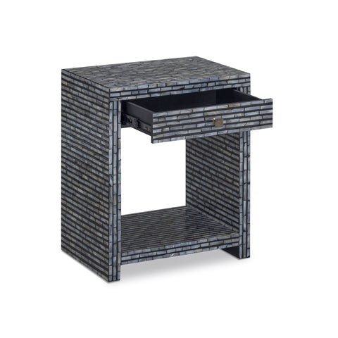 Amelie Chantilly 20" Mother of Pearl 1-Drawer Nightstand - image 4