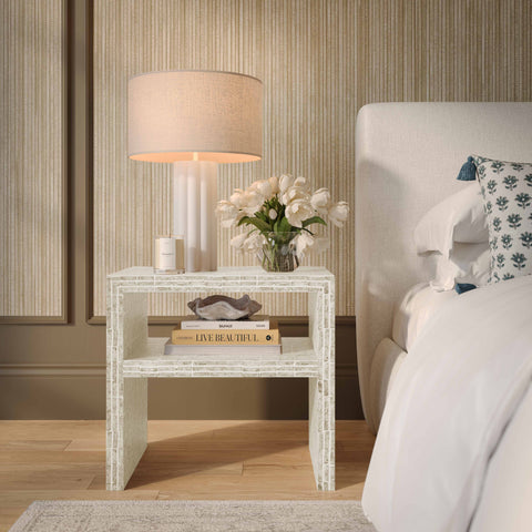 Estelle Devereux 22" Capiz Shell Nightstand - image 2