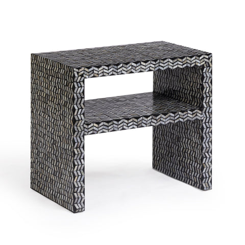 Estelle Devereux 22" Capiz Shell Nightstand - image 1