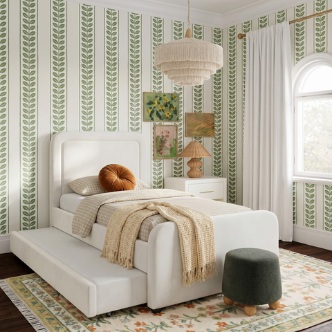 Alessia Castaigne Performance Velvet Trundle Bed in Twin - image 3