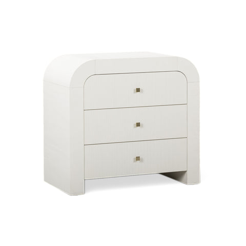 Camille Lucerne 38" Arched 3-Drawer Bedside Chest - image 2