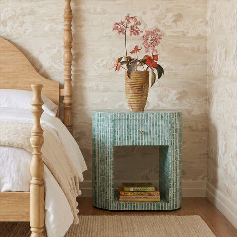 Amelie Savoy 20" Capiz Shell Nightstand - image 2