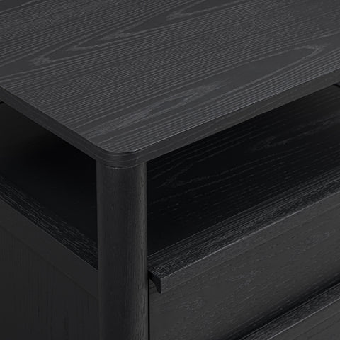 Delphine Versailles 22" Ash 2-Drawer Nightstand - image 5