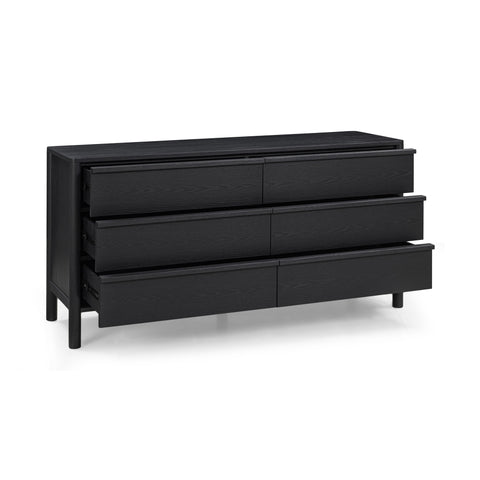 Delphine Versailles 62" Ash 6-Drawer Dresser - image 3