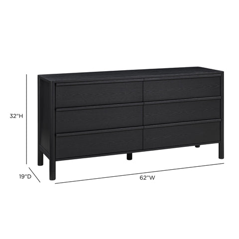 Delphine Versailles 62" Ash 6-Drawer Dresser - image 8