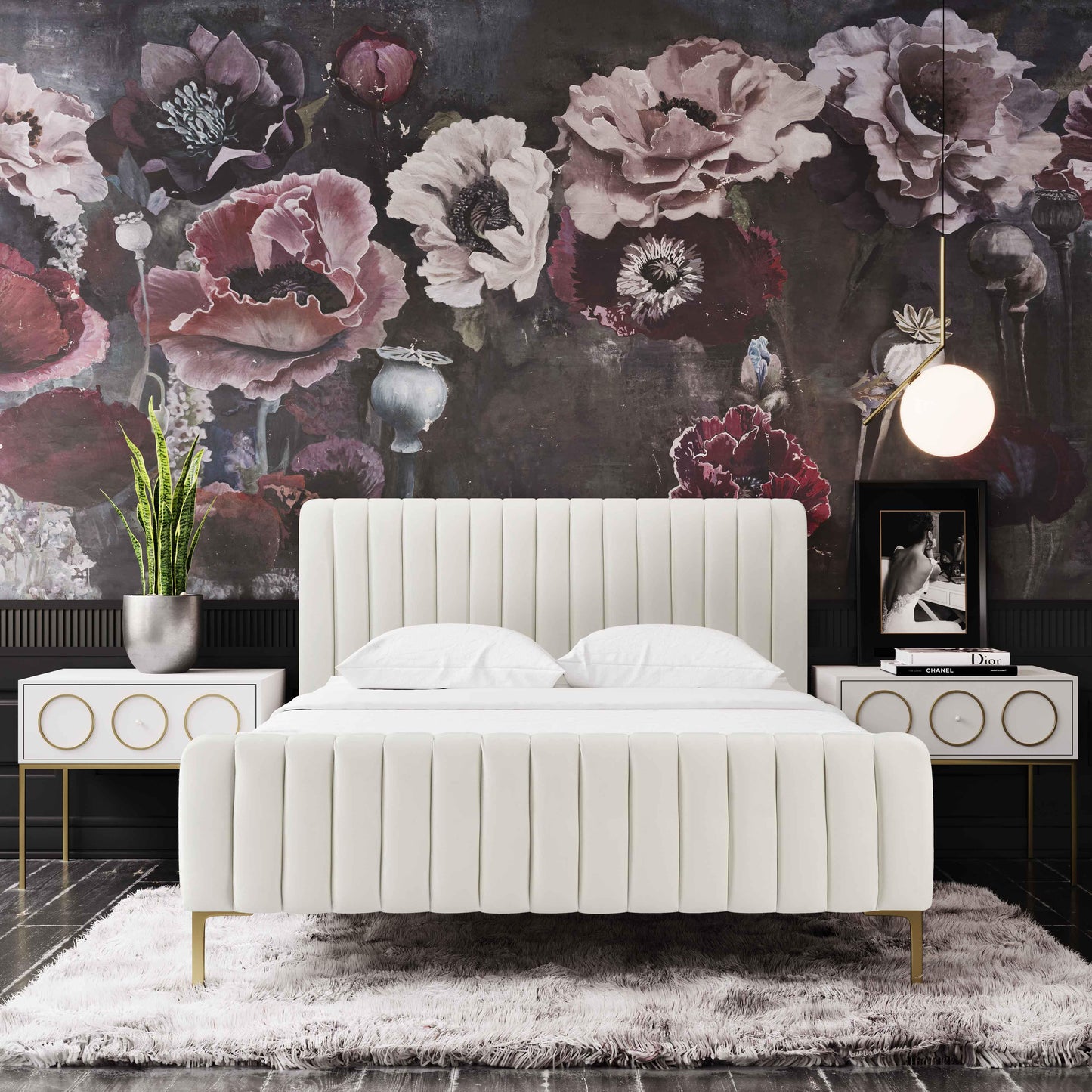 tarri cream bed in king