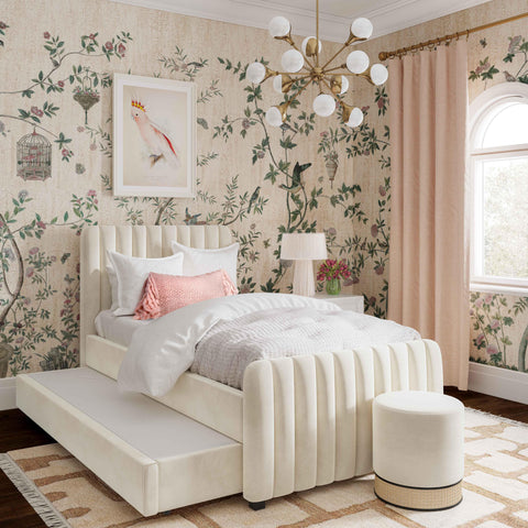 Elodie Bellamy Performance Velvet Trundle Bed in Twin - image 2