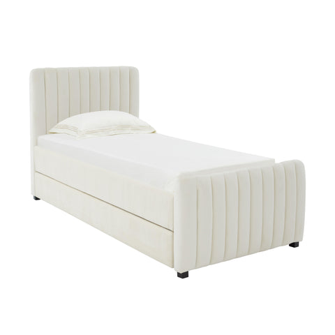 Elodie Bellamy Performance Velvet Trundle Bed in Twin - image 3