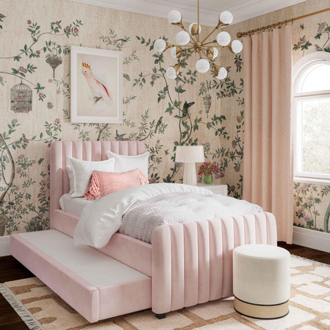 Elodie Bellamy Performance Velvet Trundle Bed in Twin - image 2