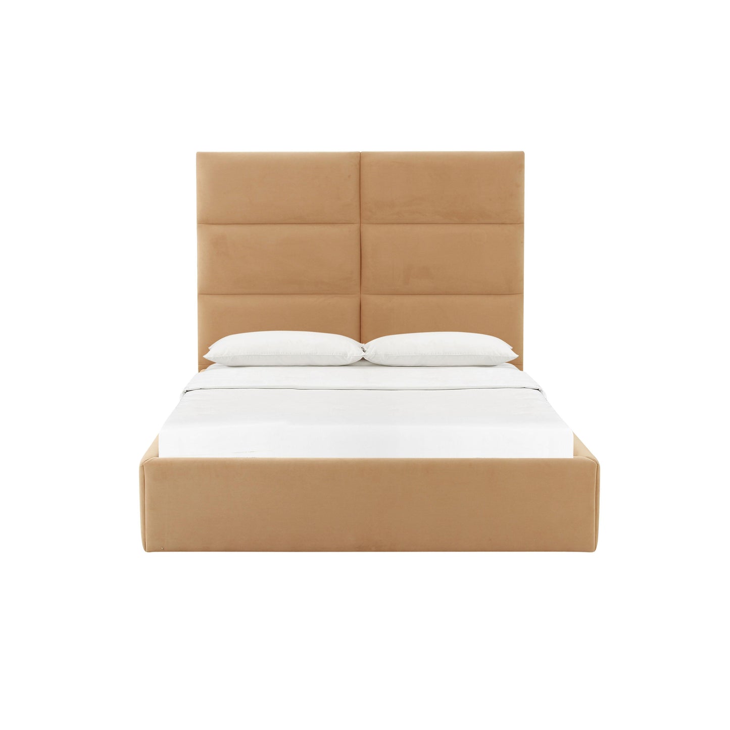 archie honey velvet king bed