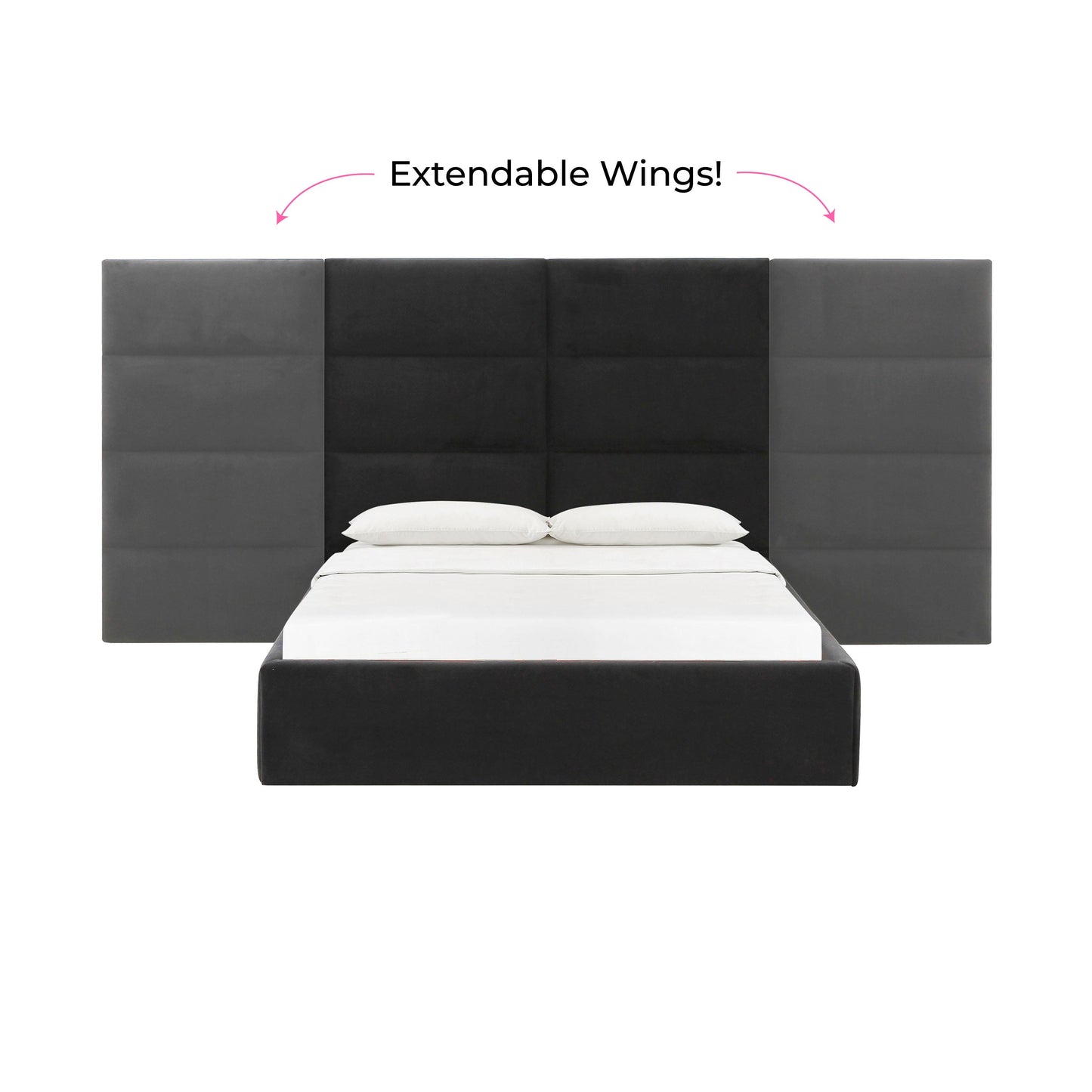 archie black velvet king wings (set of 2)