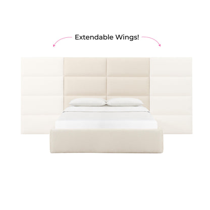 Archie Cream Boucle King Wings (Set of 2)