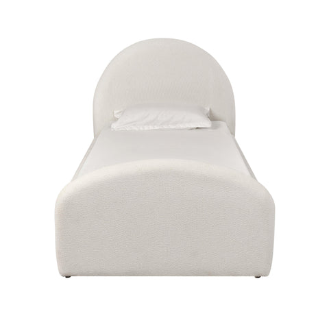 Solene Orleans Cream Performance Boucle Twin Bed - image 3