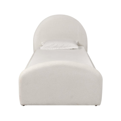 Solene Orleans Cream Performance Boucle Twin Trundle Bed - image 5