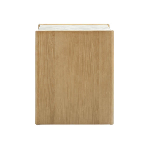 Aurelia Ravenna 26" Natural Oak 2-Drawer Nightstand - image 4