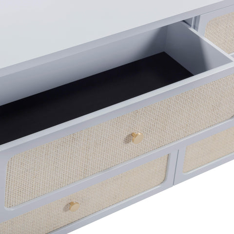 Noemie Ravenna 62" Rattan 6 Drawer Dresser - image 7