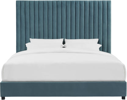 Julia Sea Blue Bed in King