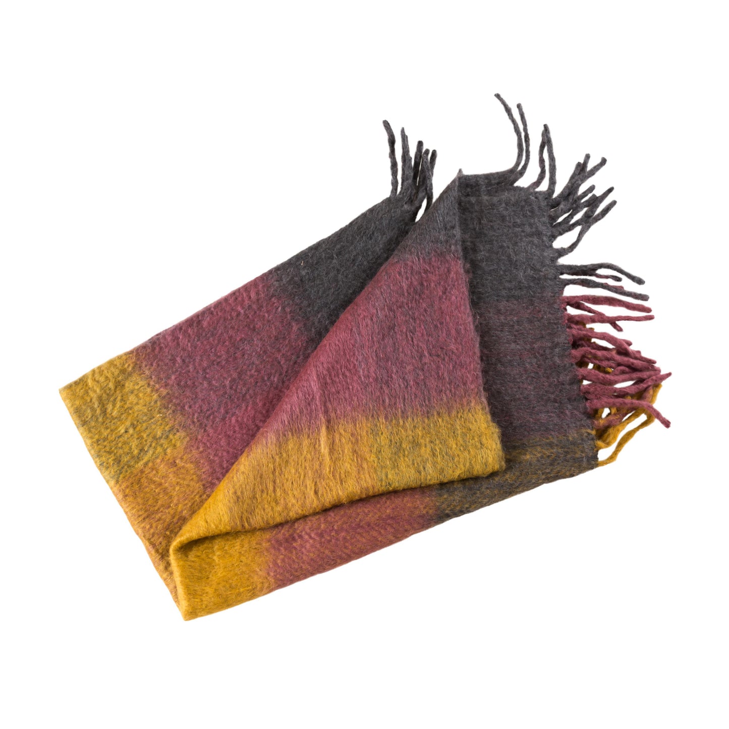 platform wool colored throw