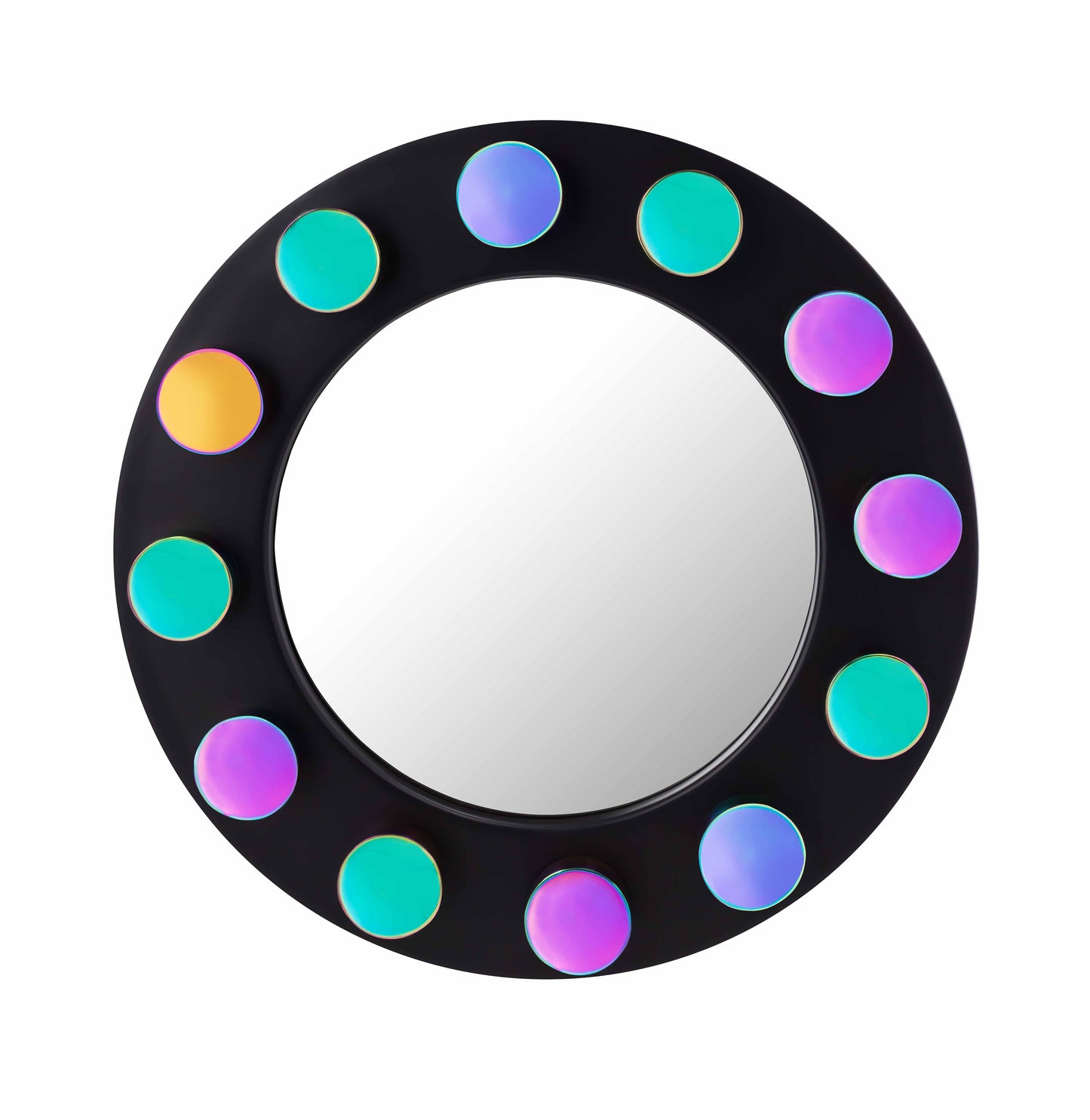 rounded mirror