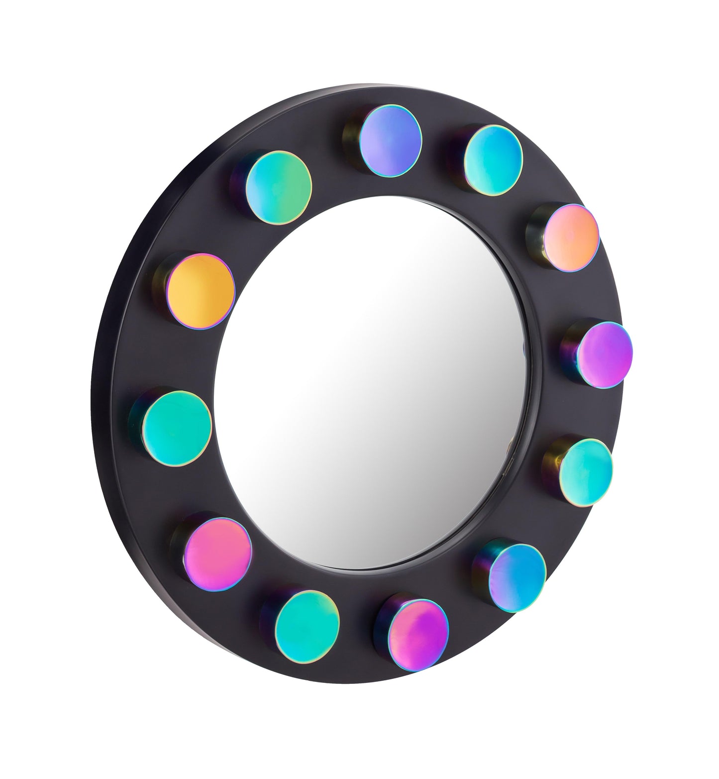 rounded mirror