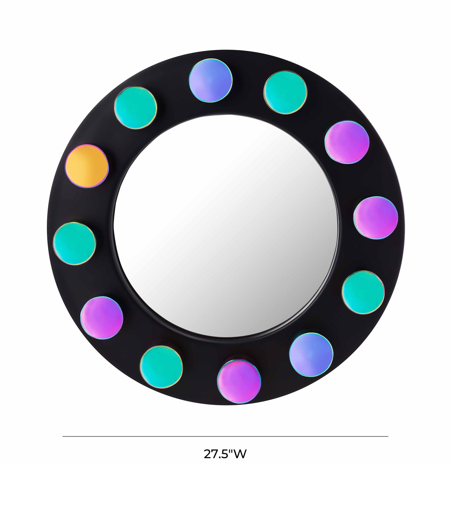 rounded mirror