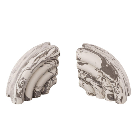 Bella Marble Bookends - Set of 2