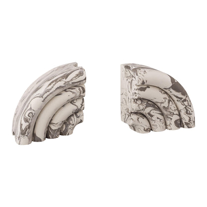 Bella Marble Bookends - Set of 2