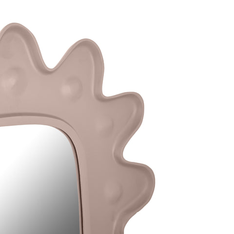 Spindle Mirror in Sand