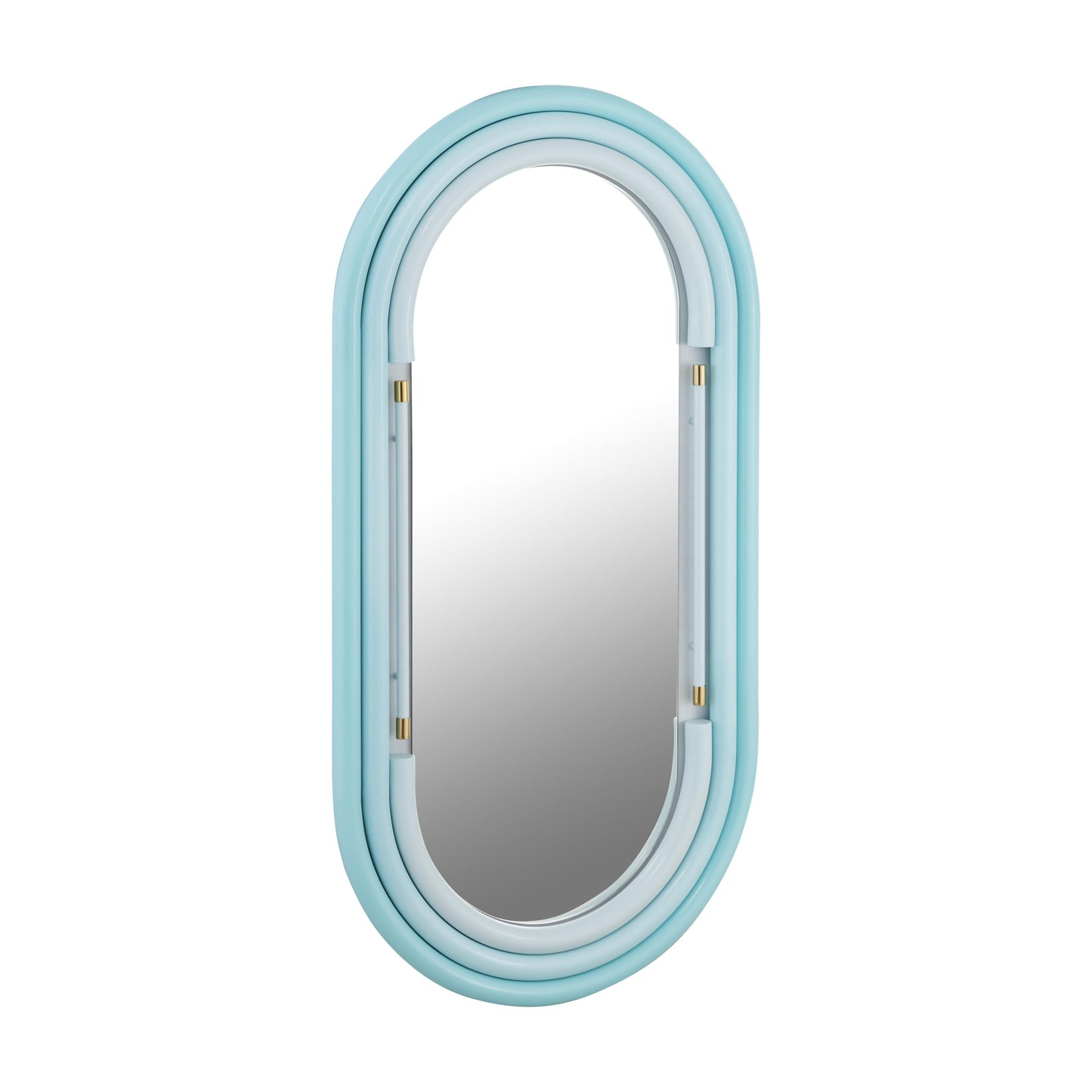 samara wall mirror in blue