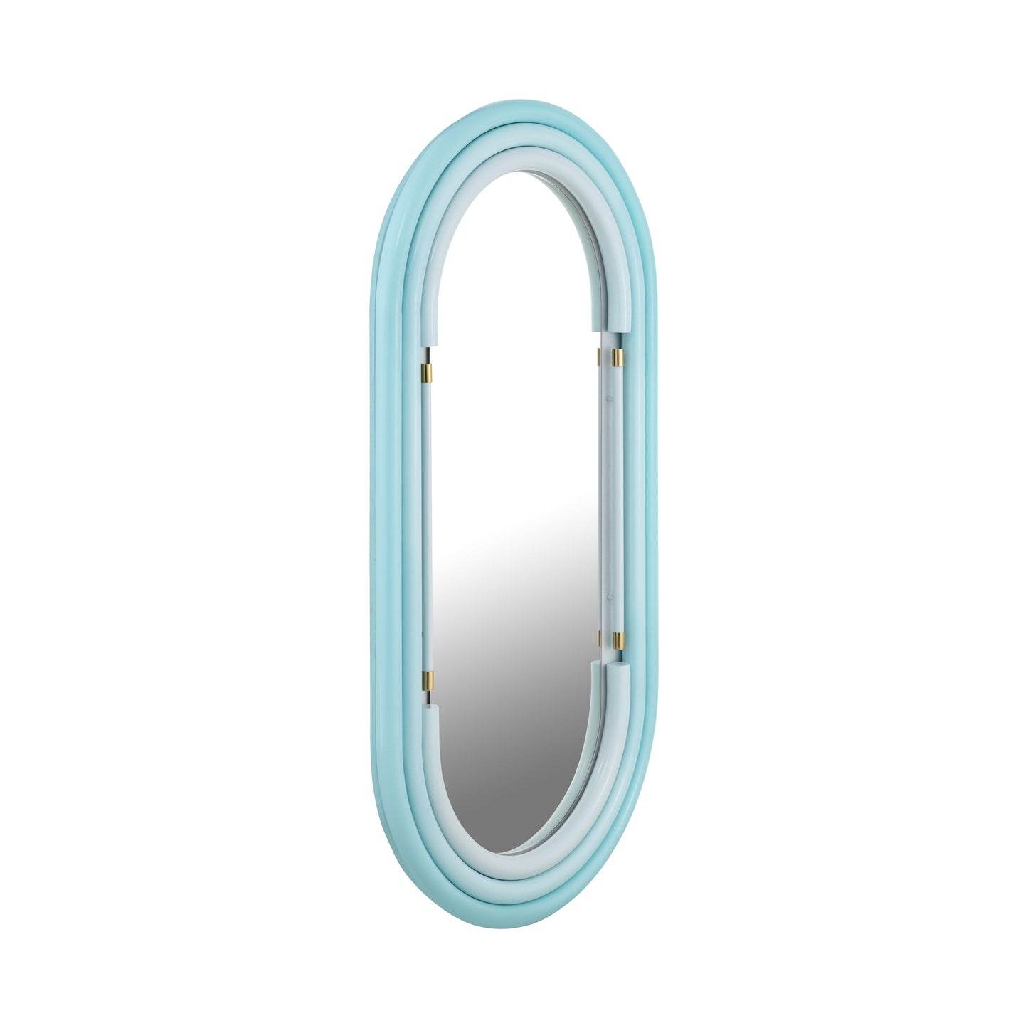 samara wall mirror in blue