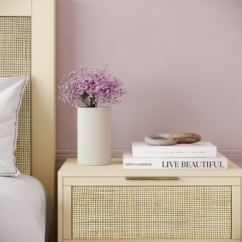 Lips White Concrete Table Vase